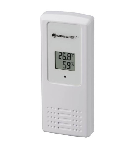 ClimaTemp Hygro Quadro krāsu termohigrometrs ar 3 papildu sensoriem, melns