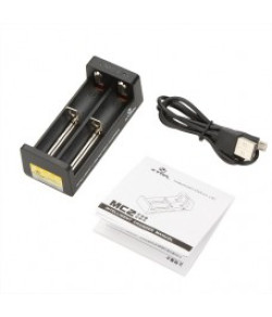 Xtar MC2 Intellicharger divvietīgs Li-Ion akumulatoru lādētājs