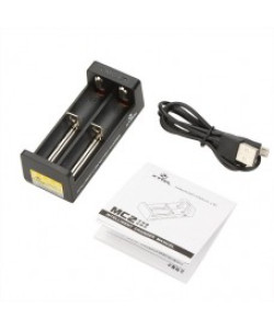 Xtar MC2 Intellicharger divvietīgs Li-Ion akumulatoru lādētājs