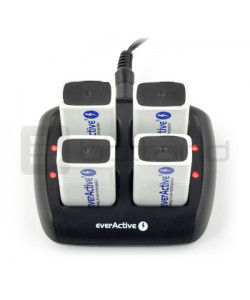 EverActive NC-109 Quadruple Ni-MH 9V Battery Charger