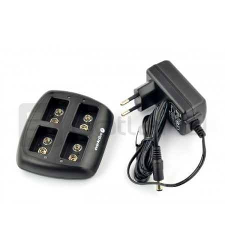 EverActive NC-109 Quadruple Ni-MH 9V Battery Charger