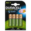 Duracell Stay Charged AA / HR6 / DX1500 1.2V 2500mAh Recharged Turbo NiMH Battery 4 pcs.