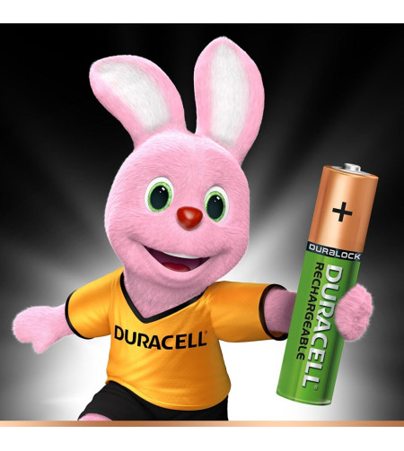 Duracell Stay Charged AA / HR6 / DX1500 1.2V 2500mAh Recharged Turbo NiMH Battery 4 pcs.
