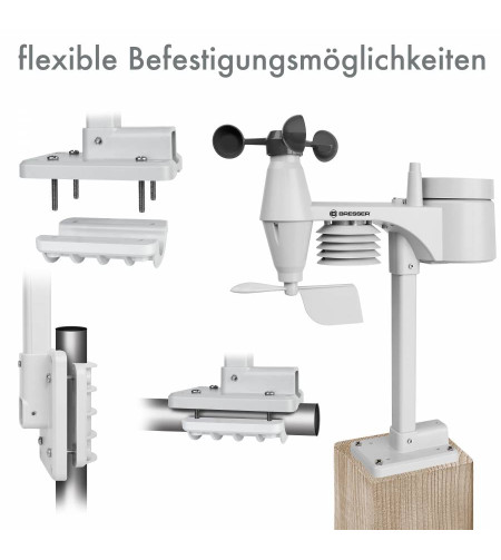Laika apstākļu centrs ar krāsainu displeju EXPLORE SCIENTIFIC Professional WIFI 5-in-1 V
