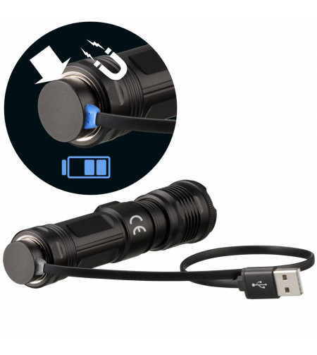 Lukturis 1000 lm ILUMINOS 1000 LED Zoom NATIONAL GEOGRAPHIC