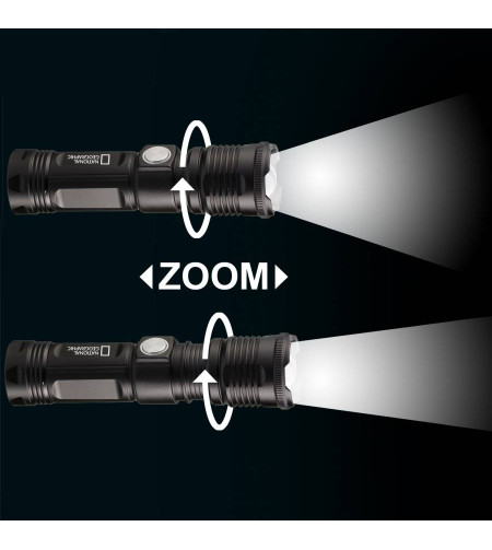 Lukturis 1000 lm ILUMINOS 1000 LED Zoom NATIONAL GEOGRAPHIC