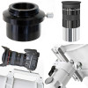 Teleskops, BRESSER Messier AR-102s/600 Hexafoc EXOS-1/EQ4, ar apertūru saules filtru