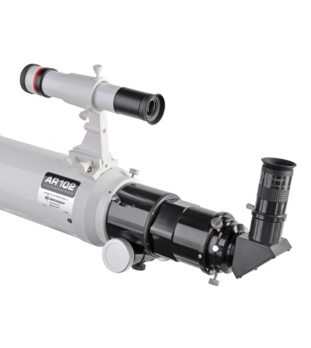 Teleskops, BRESSER Messier AR-102/1000 EXOS-2/EQ5, ar apertūru saules filtru