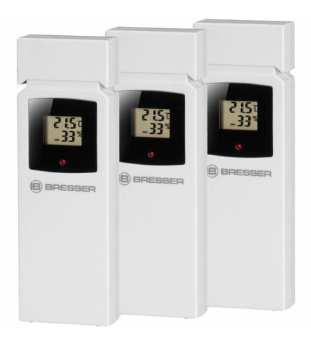 BRESSER Quadro NLX - Thermo-/Hygrometer with 3 outdoor sensors