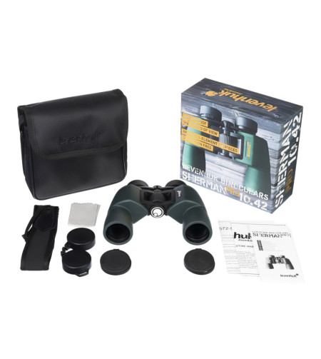 Levenhuk Sherman PRO 10x42 Compact Porro Prism Waterproof Binoculars