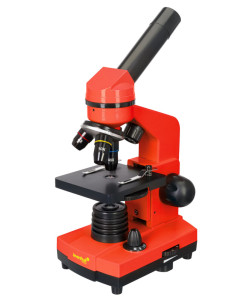 Microscope Levenhuk Rainbow 2L Orange 40x-400x with experiment kit K50