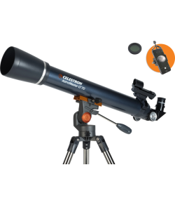 Celestron Astromaster LT 70AZ koos telefoniadapteri ja kuufiltriga