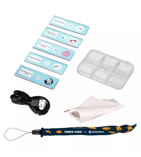 FREEK VONK x BRESSER rankinis mikroskopas vaikams