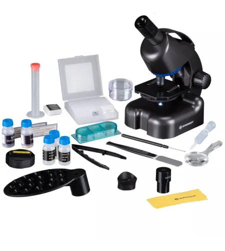 BRESSER JUNIOR mikroskopas CM-04 100x-900x