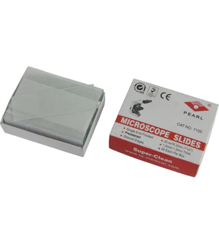 Microscope slides, frosted, 50 pcs. 26x76mm