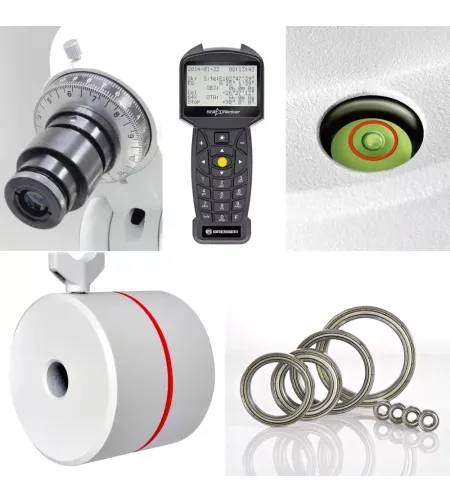 BRESSER Messier AR102/1000 EXOS-2 PMC-Eight GoTo teleskopo rinkinys