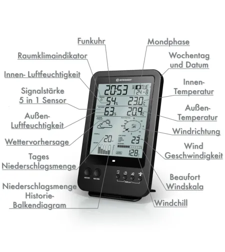 BRESSER additional / spare base station for weather station 7002510