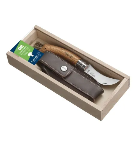 Ąžuolinis peilis + dėklas Opinel Pencil N&deg;08 Grybas