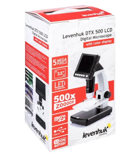 Skaitmeninis mikroskopas Levenhuk DTX 500 LCD