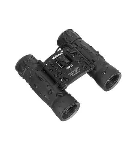 Levenhuk Atom 10x25  Компактный, Влагостойкий, Карманный Бинокль с Призмой Руф
