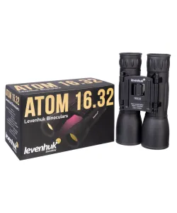 Levenhuk Atom 16x32  Компактный, Влагостойкий, Карманный Бинокль с Призмой Руф
