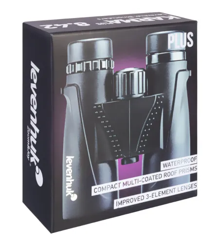 Levenhuk Karma PLUS 8x42 Kompakts Mitrumizturīgs Roof Prizmas Binoklis ar Dzidrinātiem BAK