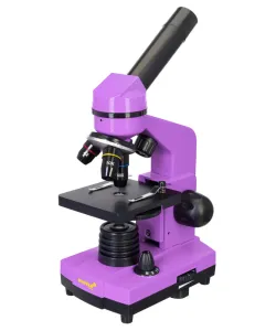 Mikroskopas Levenhuk Rainbow 2L Amethyst 40x - 400x su eksperimento komplektu K50