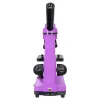 Mikroskopas Levenhuk Rainbow 2L Amethyst 40x - 400x su eksperimento komplektu K50