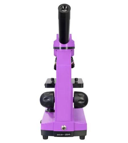 Mikroskopas Levenhuk Rainbow 2L Amethyst 40x - 400x su eksperimento komplektu K50