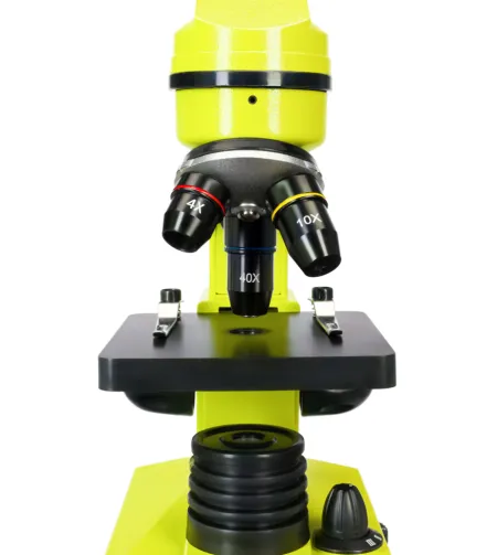 Микроскоп Levenhuk Rainbow 2L Lime&bsol;Лайм 40x-400x с экспериментальным комплектом K50