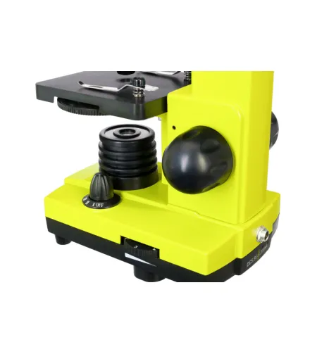Микроскоп Levenhuk Rainbow 2L Lime&bsol;Лайм 40x-400x с экспериментальным комплектом K50