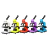 Microscope Levenhuk Rainbow 2L Orange 40x-400x with experiment kit K50