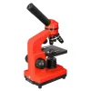 Microscope Levenhuk Rainbow 2L Orange 40x-400x with experiment kit K50