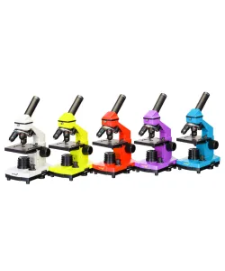 Microscope Levenhuk Rainbow 2L PLUS 64x - 640x Lime with experiment kit K50