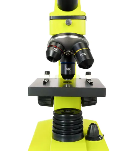 Mikroskops ar Eksperimentālo Komplektu K50 Levenhuk Rainbow 2L PLUS 64x - 640x Laima Krāsā