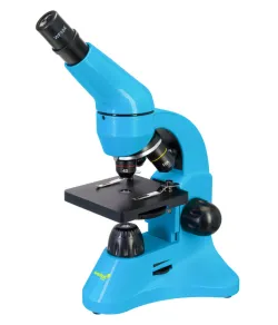 Mikroskopas Levenhuk Rainbow 50L Azure 40x - 800x su eksperimentiniu rinkiniu K50