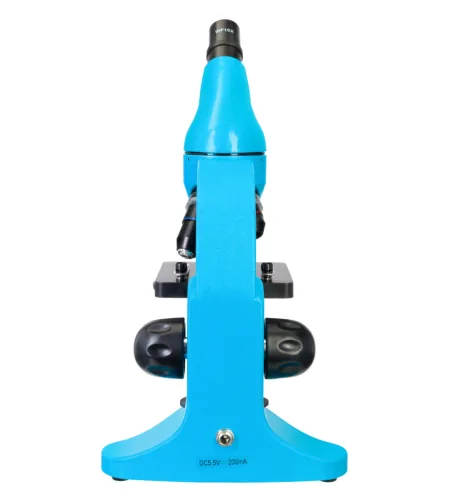 Микроскоп Levenhuk Rainbow 50L Лазурь 40x - 800x с экспериментальным комплектом K50