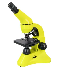 Mikroskopas Levenhuk Rainbow 50L Lime 40x - 800x su eksperimentiniu rinkiniu K50