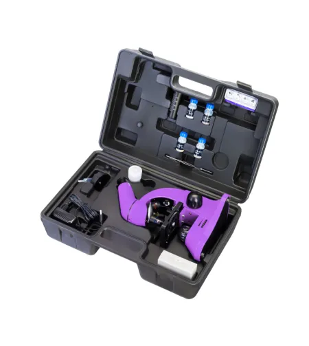 Mикроскоп Levenhuk Rainbow 50L PLUS Amethyst 64x–1280x с экспериментальным комплектом К50