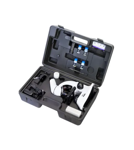 Levenhuk D50L PLUS 2.5M Mikroskops ar digitālo kameru Baltā Krāsā