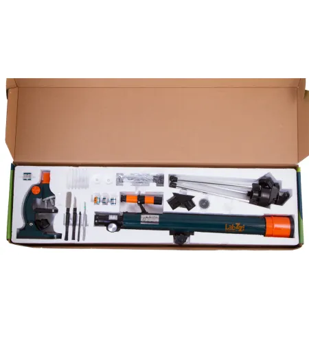 Набор Levenhuk LabZZ MT2 для детей: микроскоп и телескоп с экспериментальным комплектом