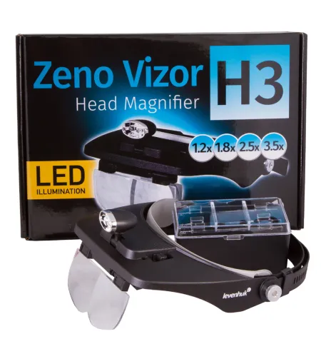 Levenhuk Zeno Vizor H3 Head Magnifier  1.2x-3.5x
