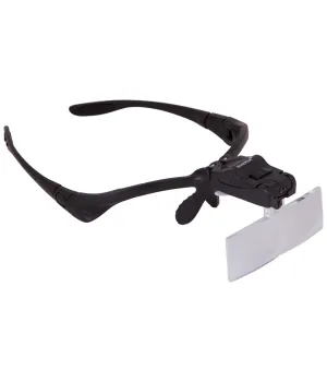 Levenhuk Zeno Vizor G3 PLUS Palielināmais stikls & Brilles ar Apgaismojumu (1-3,5x)