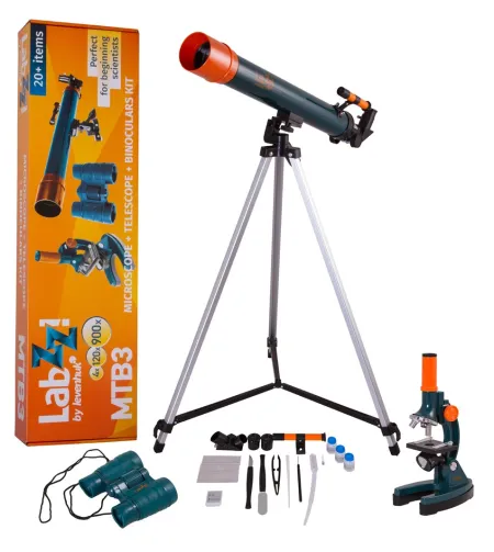 Microscope & Telescope & Binocular Kit  Levenhuk LabZZ MTB3 Plus (experiment kit included)