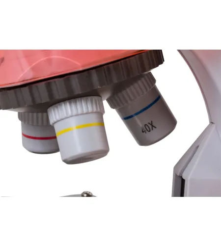Mikroskopas vaikams, Levenhuk LabZZ M101 Orange, 40x-640x, su eksperimentų rinkiniu