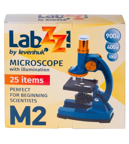 Microscope for children with experiment kit Levenhuk LabZZ M2 Microscope 100x-900x