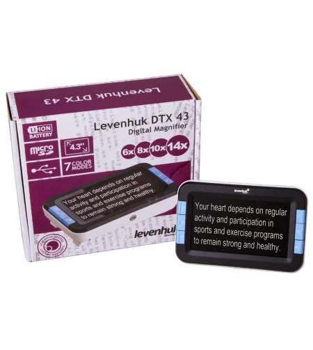 Digitālā Lupa Levenhuk DTX 43 PLUS ( 6 –14x / 6x, 8x, 10x, 14x)