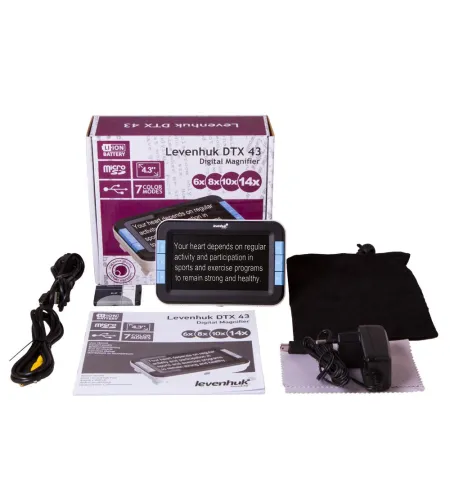 Digitālā Lupa Levenhuk DTX 43 PLUS ( 6 –14x / 6x, 8x, 10x, 14x)