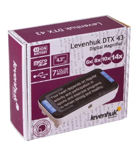 Digitālā Lupa Levenhuk DTX 43 PLUS ( 6 –14x / 6x, 8x, 10x, 14x)