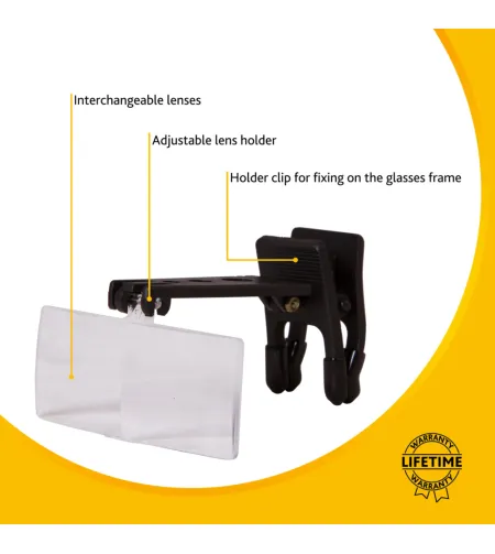 Лупа-очки Levenhuk (Левенгук) Zeno Vizor G0 Plus